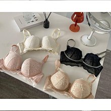 新款蕾絲性感內衣女 舒適小胸聚攏鋼圈上託防下垂收副乳文胸套裝 歷史價格詳細信息