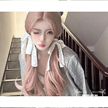 假髮女中分小額前蕾絲時尚水波紋長捲髮日常風lolita全套頭式 歷史價格詳細信息