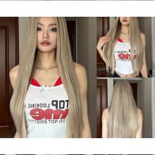 淺棕色加長1.1米 U型真髮捲發假髮片 大波浪長捲髮真發假髮接發片 歷史價格詳細信息