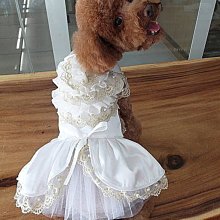 敗犬女王寵物手工衣~狗狗衣服量身訂作~熱情如火浪漫婚紗婚紗禮服(不含帽)~客制化寵物衣--大型犬-- 歷史價格詳細信息