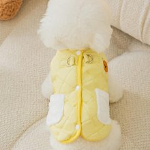 廠家出貨可牽引棉衣貓咪狗狗衣服秋冬裝泰迪寵物博美比熊小型幼犬冬季加厚 歷史價格詳細信息