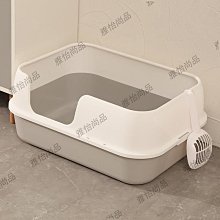 貓砂盆超大號防外濺全開放式半封閉廁所布偶緬因特大巨大貓沙盆 歷史價格詳細信息