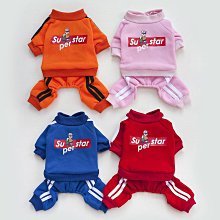 寵物衣服  狗狗衣服四腿絨衣保暖秋冬寵物衣服純色絨泰迪法斗博美 歷史價格詳細信息
