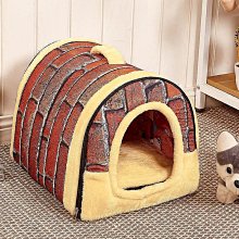 狗窩 貓窩 用半封閉式貓窩用品冬天保暖流浪貓狗窩 中大號尺寸議價超夯 精品 歷史價格詳細信息