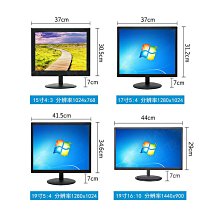 15寸17寸19寸工業顯示器金屬外殼機櫃式觸控螢幕顯示器HDMI VGA監控 歷史價格詳細信息