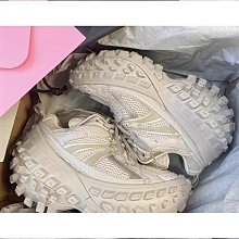 網面透氣老爹鞋女2024年夏季新款厚底個性小眾珍珠運動鞋 歷史價格詳細信息