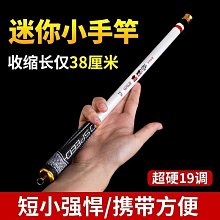 碳素魚竿超輕超短溪流竿初學者公園兒童小孩釣魚竿釣蝦小金魚套裝 歷史價格詳細信息