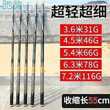 新款魚竿6h19調臺釣竿3.6米4.5米5.4米直飛戰鬥杆漁具2018款 歷史價格詳細信息