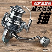 FDDL黑熊碳嗉黑金屬紡車輪遠投專用漁輪美式金屬搖臂路亞輪海竿輪 歷史價格詳細信息
