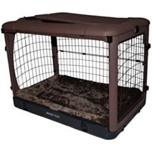 【PetGear】42吋豪華中大箱型摺疊屋 耐重40.8kg 睡床 睡窩 貓屋狗屋 貓窩狗窩 寵物屋 寵物窩 歷史價格詳細信息