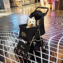 現貨 寵物推車Taiwan pet trolley bag dog cat go out portable cart D 歷史價格詳細信息