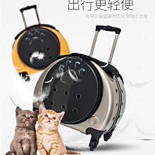 寵物拉桿箱，外出便攜雙層行李箱，透明航空箱小推車，貓咪小型犬適用 歷史價格詳細信息
