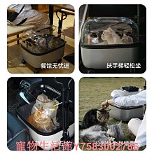 MOOQU寵物箱外出便攜寵物拉桿箱狗推車亞克力透明貓包貓咪出行箱 歷史價格詳細信息
