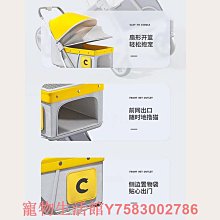 出口貓咪推車輕便可折疊分離高景觀中小型寵物推車外出狗狗貓減震 歷史價格詳細信息