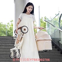 寵物推車中小型犬輕便可折疊泰迪柯基貓咪遛狗外出手推車代步分離 歷史價格詳細信息