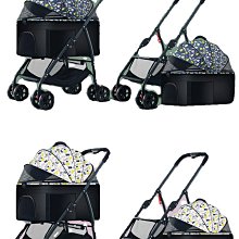 寵物推車中小型犬輕便可折疊泰迪柯基貓咪遛狗外出手推車代步分離 歷史價格詳細信息