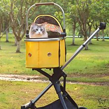 外出購物超輕便折疊寵物車中小型犬手推車子四輪萬向玩具狗車雨罩 歷史價格詳細信息