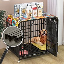 狗籠子大型犬加粗加固中型犬帶廁所室內外金毛寵物籠子家用狗籠【優選百貨】 歷史價格詳細信息