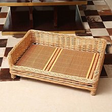 四季通用柳藤編寵物窩貓屋貓房貓籠泰迪狗窩狗屋可拆洗(8公斤以下+2墊+2席)_☆優購好SoGood☆ 歷史價格詳細信息