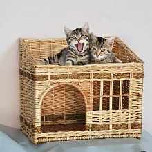 寵物貓別墅 雙層木質貓咪別墅 貓跳台 寵物窩 實木寵物窩 歷史價格詳細信息