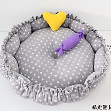 棉窩 寵物窩 狗窩 寵物超柔小型犬狗窩柯基夏季狗墊子 博美泰迪狗窩可愛貓窩籠墊此款小號尺寸 歷史價格詳細信息