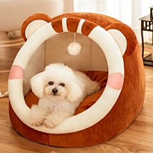 狗窩 貓窩 保暖可拆洗四季通用柯基犬泰迪冬季用品 中大號尺寸議價超夯 精品 歷史價格詳細信息