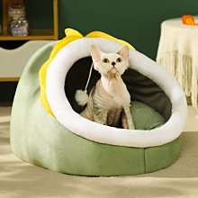 現貨熱銷-貓窩冬季保暖封閉式貓墊子四季通用貓屋貓房子貓帳篷冬天狗窩泰迪真真啊 歷史價格詳細信息