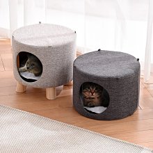 熱銷 貓窩四季通用半封閉房子床屋別墅可拆洗夏天涼窩狗窩寵物貓咪用品簡約 歷史價格詳細信息