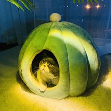 現貨熱銷-貓窩冬季保暖封閉式貓墊子四季通用貓屋貓房子貓帳篷冬天狗窩泰迪真真啊 歷史價格詳細信息