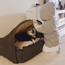 現貨熱銷-柯基狗窩冬天保暖狗狗可拆洗四季通用柴犬法斗中小型犬窩墊子寵物真真啊 歷史價格詳細信息