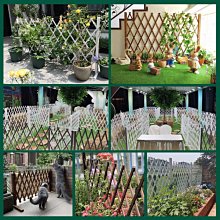 木柵欄可折疊可伸縮戶外防腐加厚木柵欄伸縮圍欄網格花園寵物隔斷園藝裝飾庭院籬笆陽臺  露天市集  全台最大的網路購物市集 歷史價格詳細信息