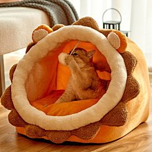 狗窩 貓窩 閉式幼貓狗狗窩籠墊子別墅被子貓咪用品 中大號尺寸議價超夯 精品 歷史價格詳細信息
