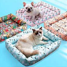 夏季狗窩四季通用涼席窩泰迪犬貓窩夏季冰墊狗狗墊子涼窩寵物涼席 狗狗涼席 貓咪涼席 全店滿400元發貨 小琦琦の店 歷史價格詳細信息