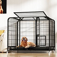 狗籠子大中小型犬室內帶廁所折疊狗屋寵物家用全方管圍欄柵欄狗窩【優選百貨】 歷史價格詳細信息