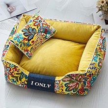 棉窩 寵物窩 狗窩 寵物超柔小型犬狗窩柯基夏季狗墊子 博美泰迪狗窩可愛貓窩籠墊此款小號尺寸 歷史價格詳細信息