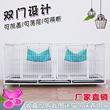 狗狗子母籠狗籠子大型犬結實304不銹鋼可折疊帶廁所帶隔斷中型犬 歷史價格詳細信息