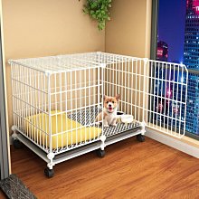 狗籠子小型犬專用室內家用泰迪博美帶廁所分離中型柯基寵物別墅窩 歷史價格詳細信息