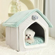 狗窩冬季保暖可拆洗冬天狗屋室外房子四季通用小貓窩寵物用品大全-興龍家居 歷史價格詳細信息