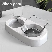 貓碗 狗碗 防打翻 護頸椎食盆 大容量造型碗 自動續水碗雙碗 自動飲水 餵食器 飼料碗 寵物用品 多功能寵物碗樂樂 歷史價格詳細信息