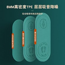 加厚 隔音減震 跳繩專用 室內健身瑜珈墊(粉/灰) 【E81005】 歷史價格詳細信息