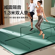 瑜伽墊 減震靜音雙人大加寬加厚家用地墊大號防滑隔音男女 歷史價格詳細信息