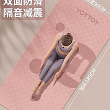 現貨 跳繩減震墊家用瑜伽墊子防滑隔音加厚運動墊專業瑜珈靜音健身地墊 瑜伽墊 歷史價格詳細信息