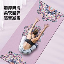 【締造】瑜珈墊子跳舞跳操家用減震墊室內防滑健身墊tpe瑜珈墊1826 歷史價格詳細信息