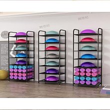 瑜伽墊收納架子瑜伽球波速球大半球多層整理架健身房放器材置物架 歷史價格詳細信息