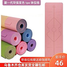 tpe防滑瑜伽墊女生專用隔音減震加寬加厚室內運動家用地墊子 歷史價格詳細信息