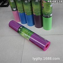 瑜伽墊.雙色TPE瑜伽墊LOGO圖案體位線兒童舞蹈練功訓練用墊，特價~特價促銷 歷史價格詳細信息