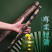 伶吟民族樂器專業演奏級一節紫竹洞簫G成人入門六八孔素蕭包郵F調半米潮殼直購 歷史價格詳細信息