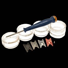 4pcs/set Welding Nozzles for Hot Air Torch Heat Gun Tips Plastic Welder Silver 歷史價格詳細信息