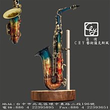 昌侑藝術畫廊 藝術蕯克斯風 手繪 黃金葉 彩繪蕯克斯風 限量精品蕯克斯風 中音藝術蕯克斯風  CHY 畫廊 歷史價格詳細信息