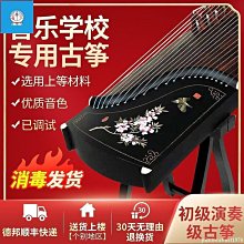 古琴 【考級演奏】古箏琴標準尺寸古箏初學者成人入門演奏箏送全套配件~【爆款】 歷史價格詳細信息